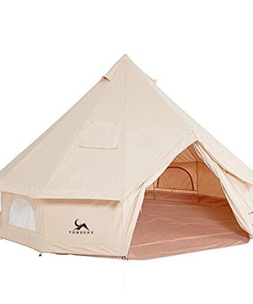 MC Canvas Tent Bell Tent Yurt with Stove Jack Zipped