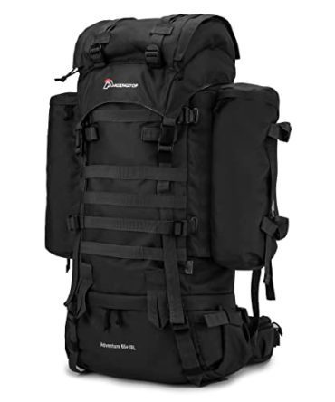 Hiking Frame Backpack with Rain Cover