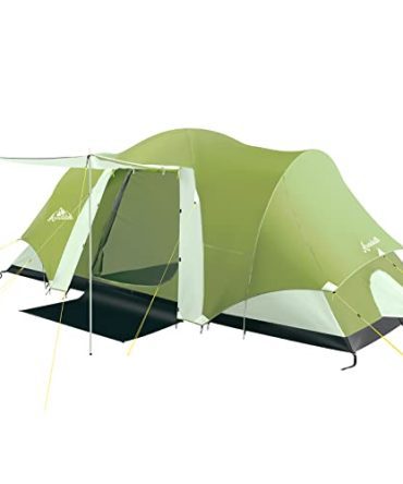 Camping Tent 8 People, Waterproof and Windproof Family Tents for Camping