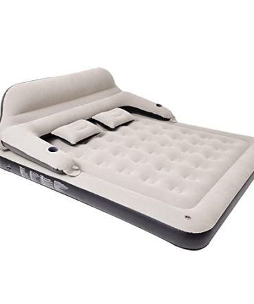 King Air Mattress Inflatable Sofa Bed with Adjustable Backrest