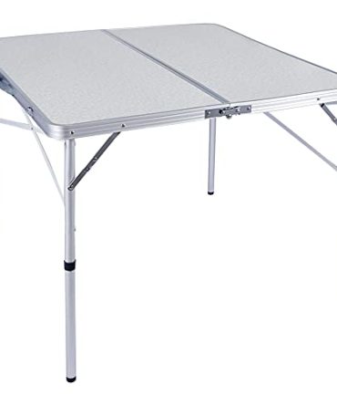 Lightweight Portable Fold in Half Small Card Tables