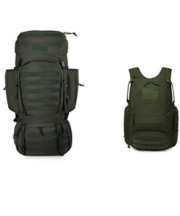 25L+60L Molle Tactical Backpack Army