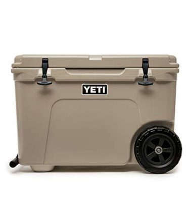 YETI Tundra Haul Portable Wheeled Cooler, Tan