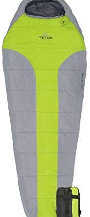 Sports Tracker 5 Lightweight Mummy Sleeping Bag; Great for Hiking, Backpacking and Camping