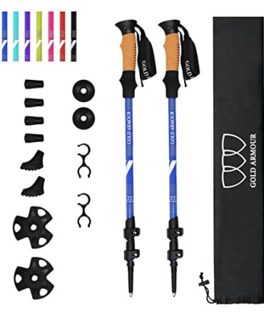 Gold Armour Trekking Hiking Poles