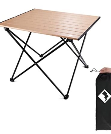 Ultralight Aluminum Folding Beach Table with Carry Bag