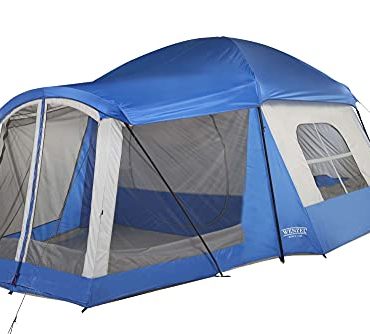 Wenzel 8 Person Klondike Tent, Blue