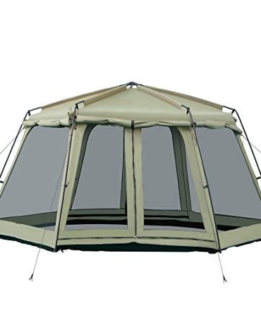 Outsunny 8-10 Person Screen House Room Instant Camping Canopy