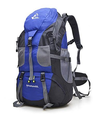 50L Lightweight Water Resistant Hiking Backpack, Outdoor Sport Daypack Travel Bag