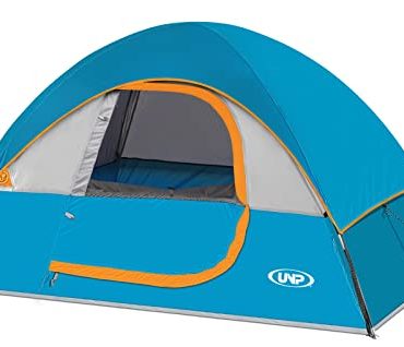 Camping Tent 2 Person, Waterproof Tent with Rainfly