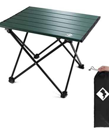 Ultralight Aluminum Folding Beach Table with Carry Bag