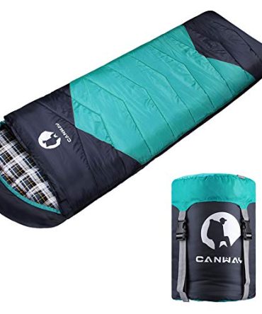 CANWAY Sleeping Bag with Compression Sack