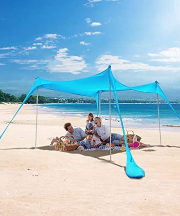 KMM Beach Tent Sun Shade with UPF50+ UV Protection