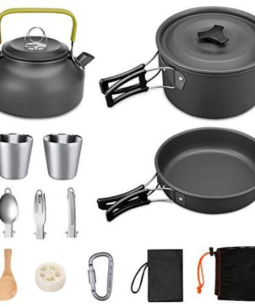 Hiking Camping Cookware Mess Kit