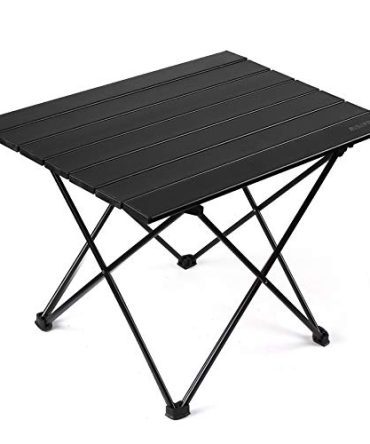 Ultralight Folding Table with Aluminum Table Top and Carry Bag