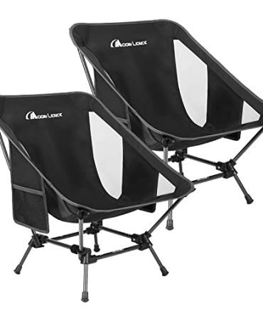 Camping Chairs, 2 Pack Portable Folding Chairs, Ultralight Camp Chair with Carry Bag