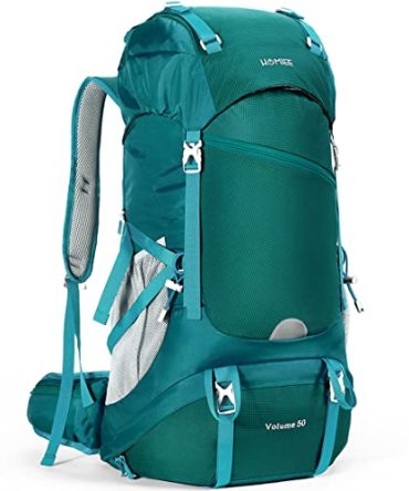 HOMIEE 50L Hiking Backpack Waterproof Travel