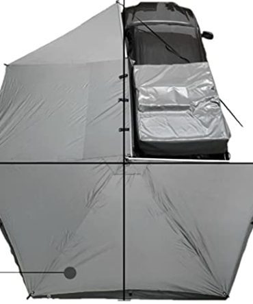 Dark Gray with Black Travel Cover