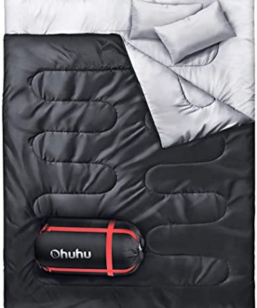 Ohuhu Double Sleeping Bag Waterproof 2 Person Sleeping Bag