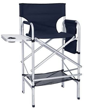 Makeup Folding Tall Directors Chair Outdoor Camping