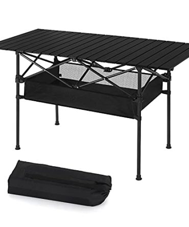 Portable Aluminum Roll-up Picnic Backpacking Table