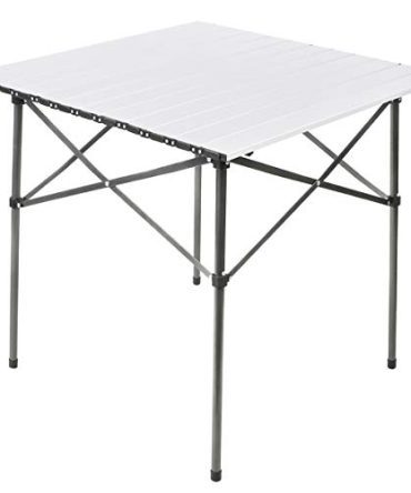 Lightweight Aluminum Folding Square Table Roll