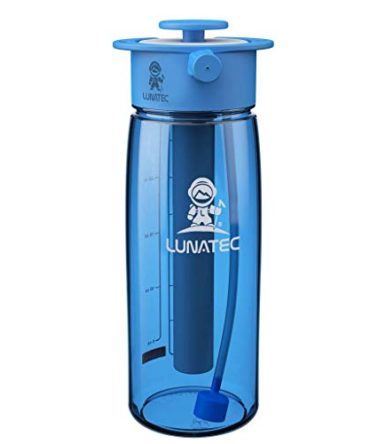 LUNATEC Hydration Spray Water Bottle is a pressurized personal mister