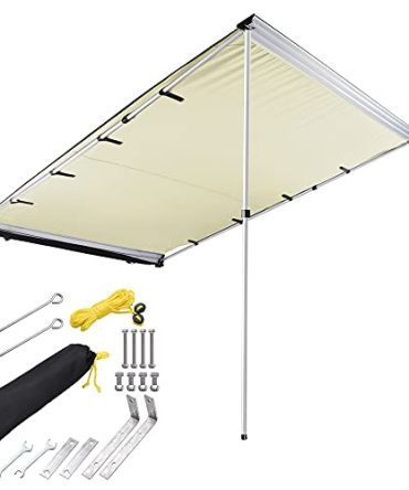 Hiking Rooftop Pull Out Tent Shelter Car Side