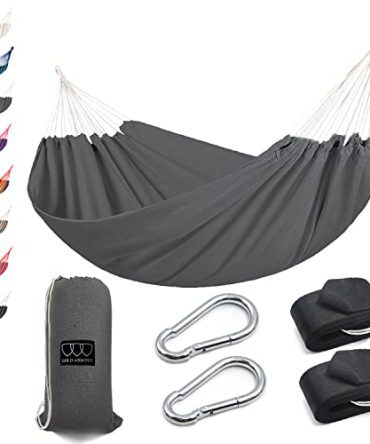 Brazilian Style Hammock with Tree Straps