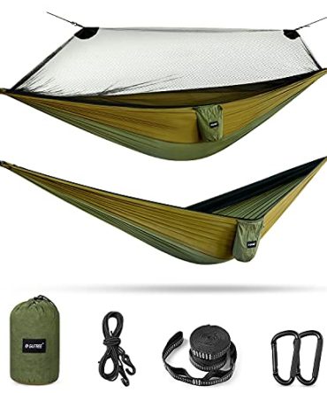 Lightweight Double Camping Hammock with net