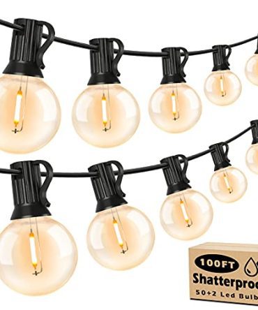 LED Globe String Lights Dimmable Waterproof