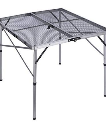 REDCAMP Square Folding Grill Table for Camping