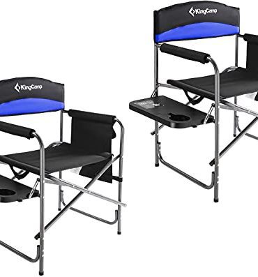 Director Chair Supports 400lbs Oversized Camp Chair