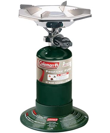 Portable Bottletop Propane Camp Stove with Adjustable Burner