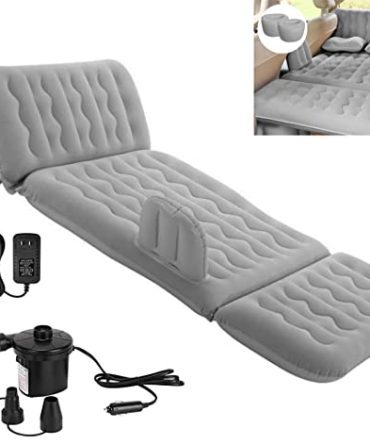 6-in-1 Inflatable Automotive Air Mattress - Gray