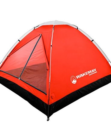 2-Person Tent for Camping with Removable Rain Fly and Carry Bag