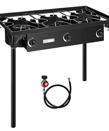 VIVOHOME Outdoor 3-Burner Stove