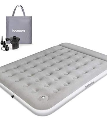 tomons Air Mattress Bed with Rechargeable Pump