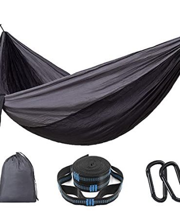 Camping Hammock with Ropes-Double & Single Tree Outdoor