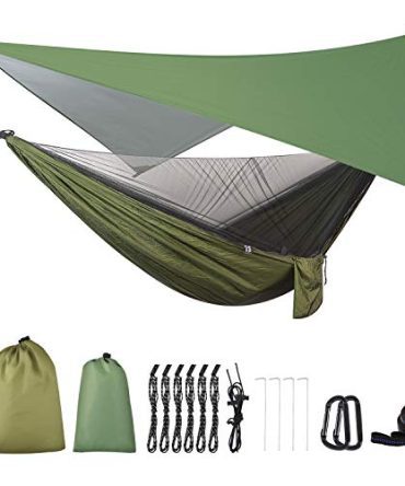 FIRINER Camping Hammock with Rain Fly Tarp