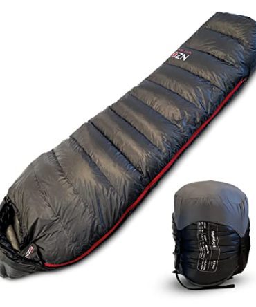 Near Zero Ultralight Mummy Sleeping Bag for 0 Degrees.