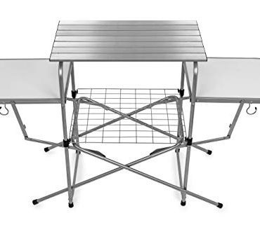 Camco Deluxe Folding Grill Table, Great for Picnics