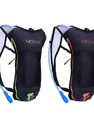 Neboic 2Pack Hydration Backpack Pack with 2L Hydration Bladder