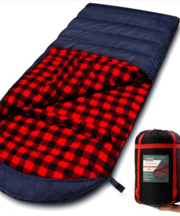 Flannel Sleeping Bags for Adults Cold Weather Camping