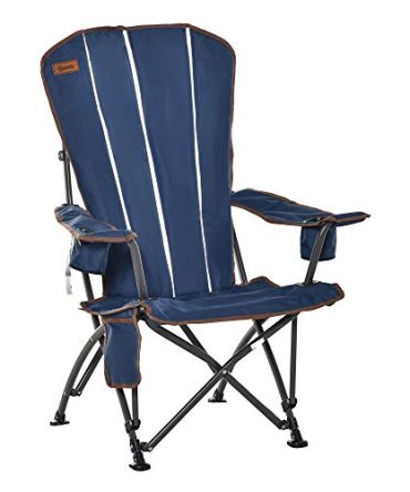 Folding Camping Chair Lounge with High Back