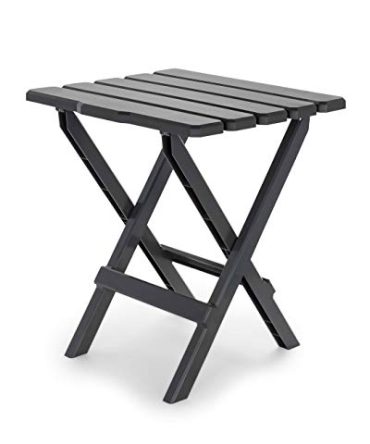 Camco Large Adirondack Portable Outdoor Folding Side Table