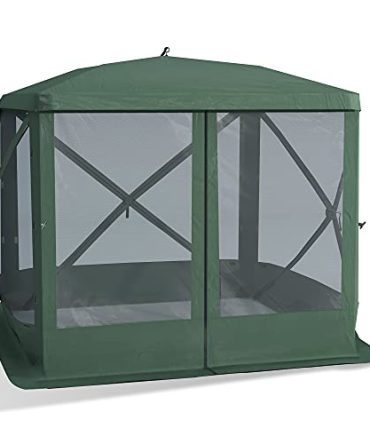 Pop Up Camping Canopy Gazebo Screen Shelter Tent