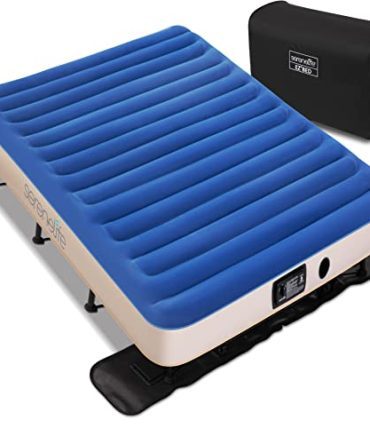 Inflatable Air Mattress with Frame-Luxury Self Inflating Blow Up