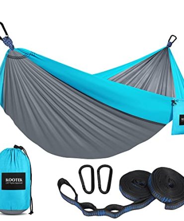 Camping Hammock Double & Single Portable Hammocks with 2 Tree Straps