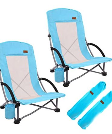 Lightweight Hiking Outdoor Chair with High Mesh Back